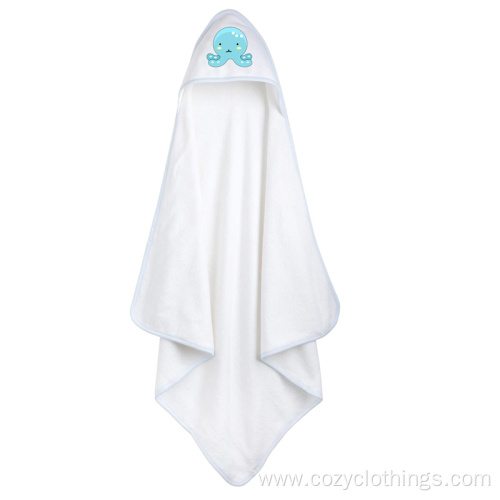 100% cotton Kids hooded bath towels